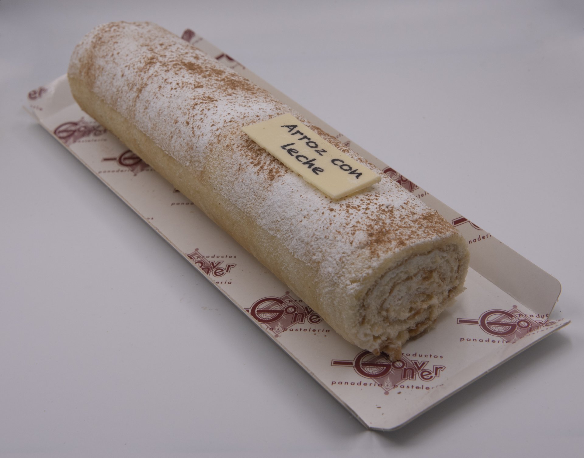 Brazo sin gluten de arroz con leche