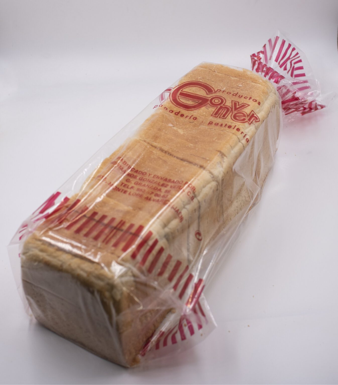 Pan de molde de panadería