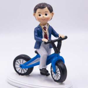 Muñeco/a de comunión con bici
