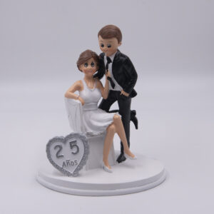 Pareja de novios 25 aniversario (refer. 124)