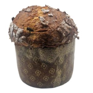 Panettone con pasas y piel de naranja