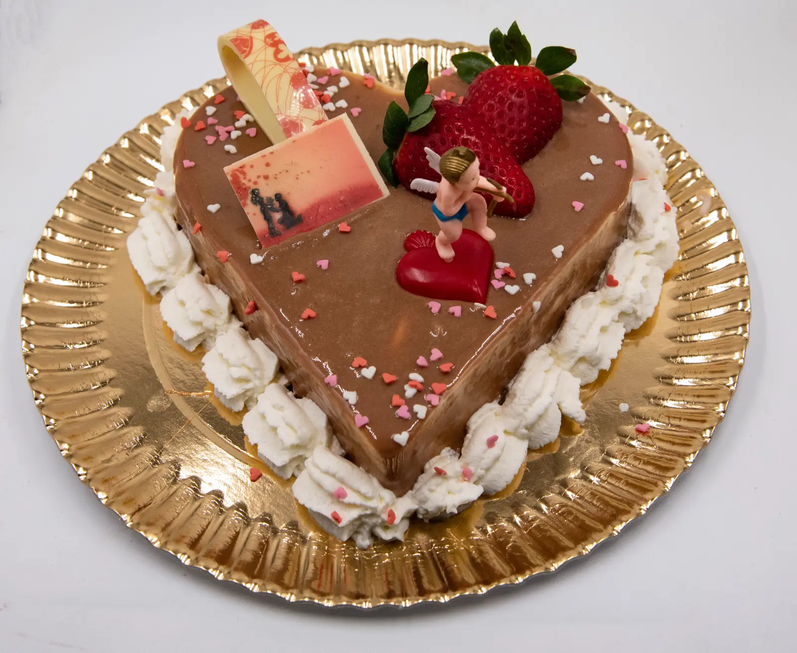Corazón de Tarta de Kinder
